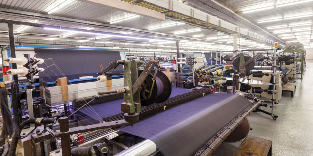 Textile machines benefit from the high speed capability of variable frequency drives
